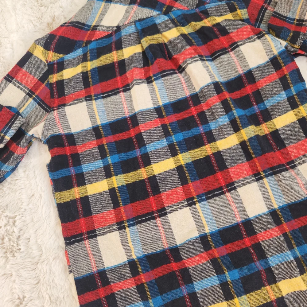 Tailor Vintage Multicolor Plaid Button Down Casual Shirt Size M. - Picture 7 of 9